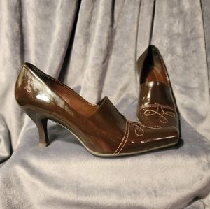 Franco Sarto Brown Heels